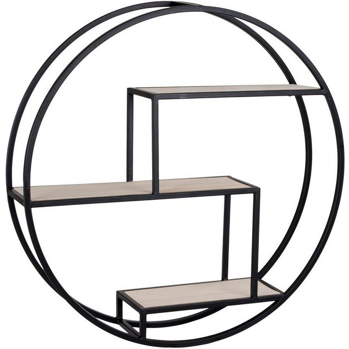 Estante rotterdam, madera, negro, seven design