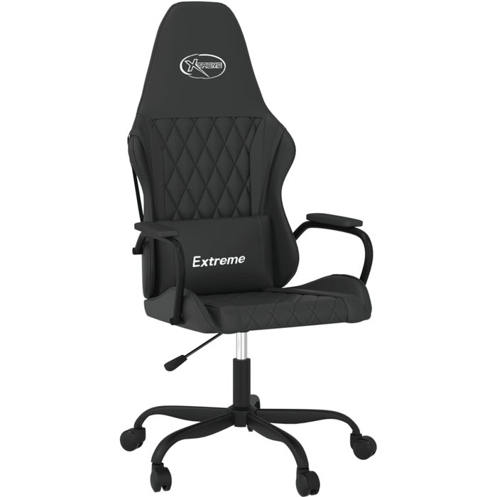 Silla gaming con masaje cuero sintético negro - comfortxl