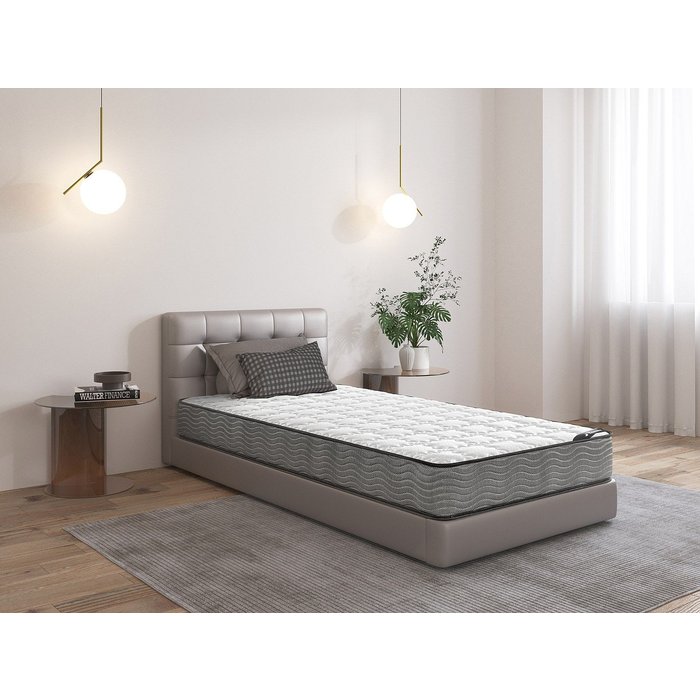 Colchón de 90 x 190 cm con muelles ensacados, grosor 19 cm - kijal ii de ysmée