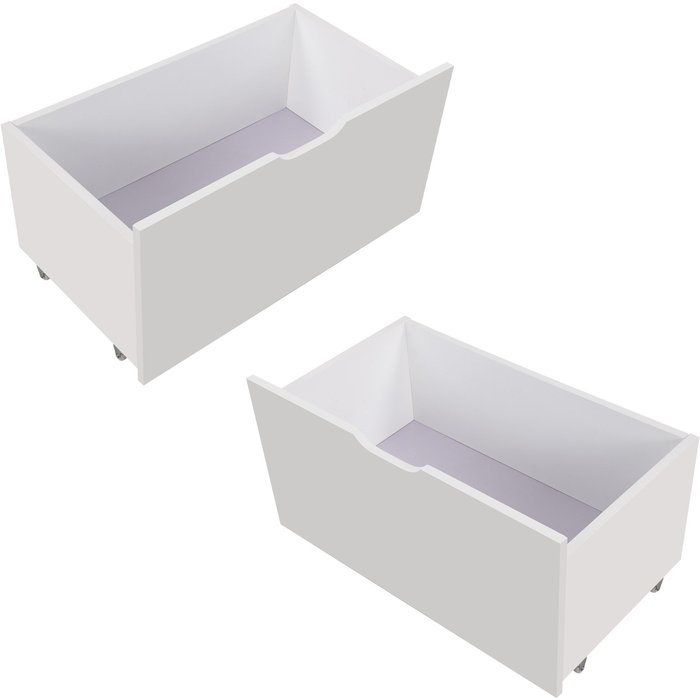 2 cajones de madera uso infantil seguro