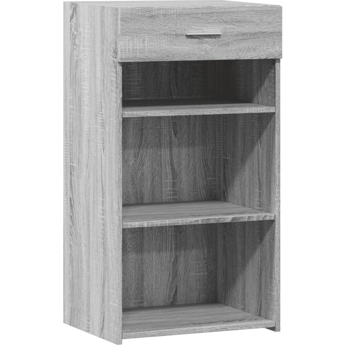 Aparador de madera de ingeniería gris sonoma 50x42,5x93 cm - comfortxl