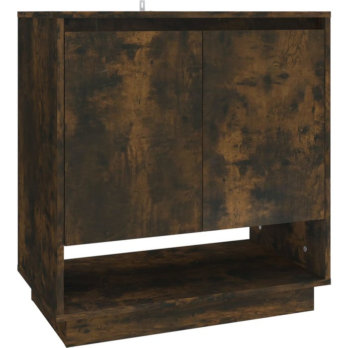 Aparador de madera de ingeniería roble ahumado 70x41x75 cm - comfortxl
