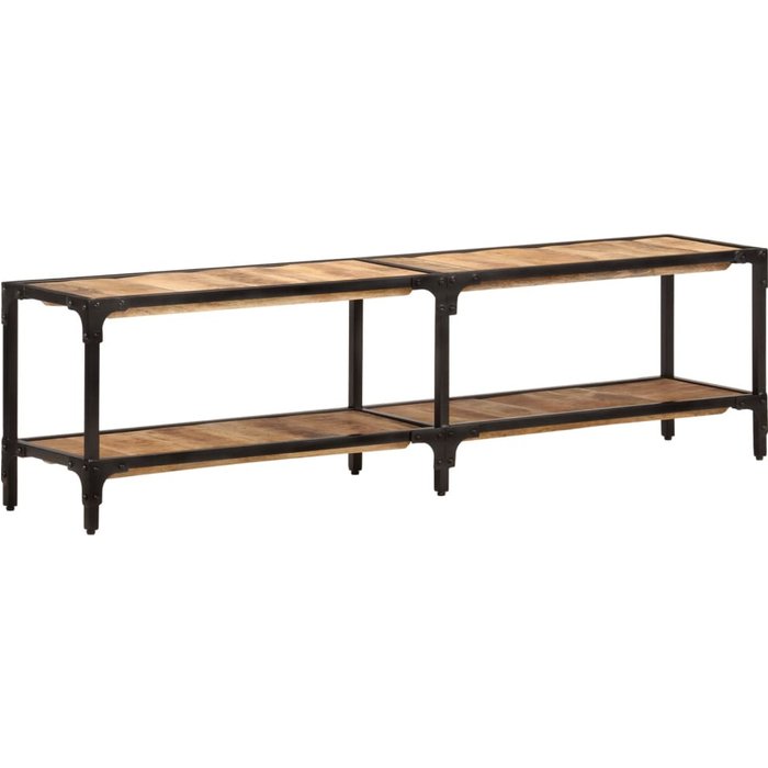 Mueble de tv madera maciza de mango 150x30x41 cm - comfortxl