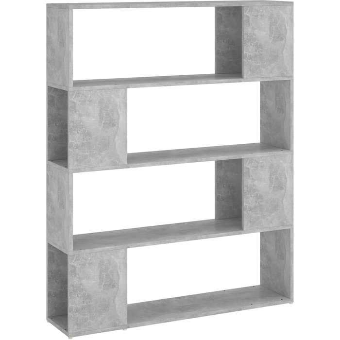 Estantería divisor de espacios gris hormigón 100x24x124 cm – comfortxl