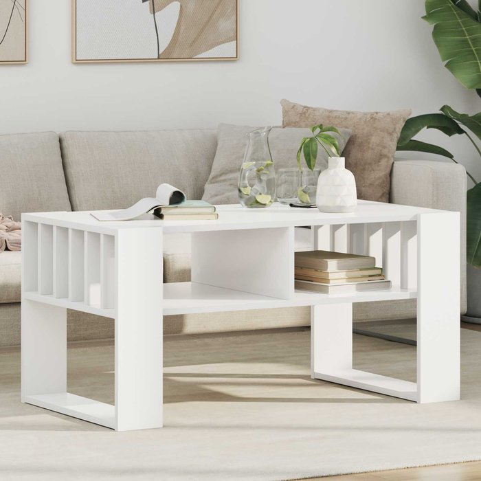 Maison exclusive - mesa de café 92 x 49,5 x 45 cm madera de ingeniería