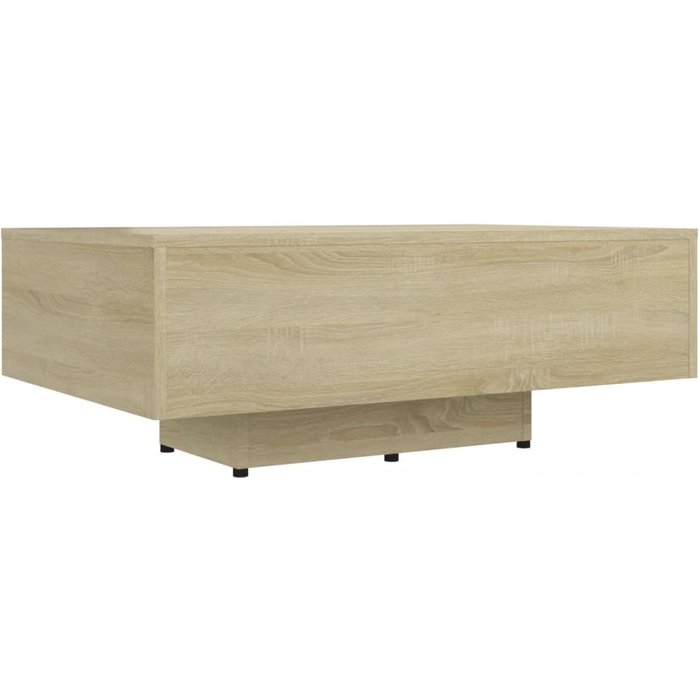 Mesa de centro de contrachapado de roble 85x55x31 cm - comfortxl