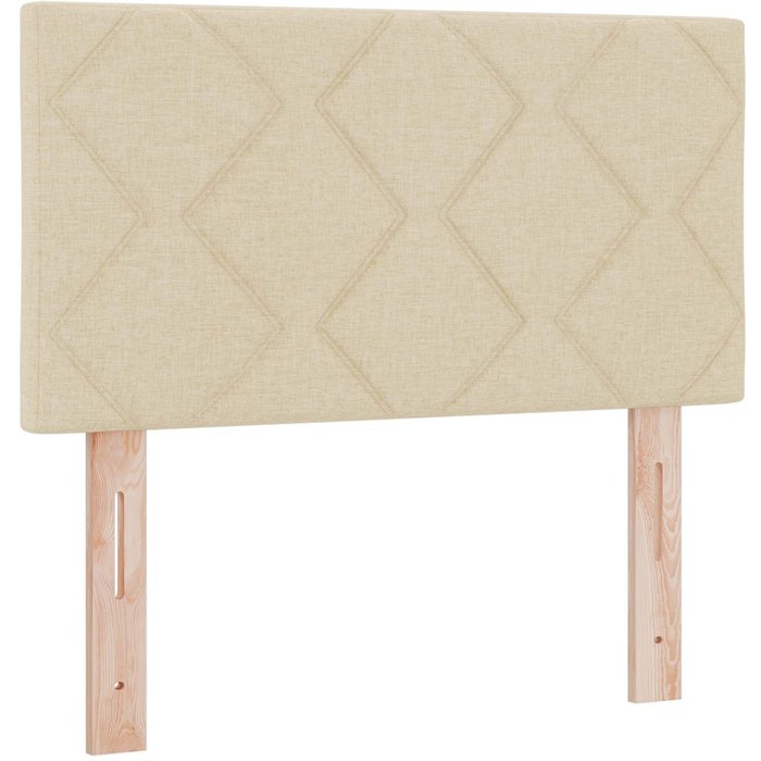Cabecero cama - mueble cabecero led crema 80 cm tela