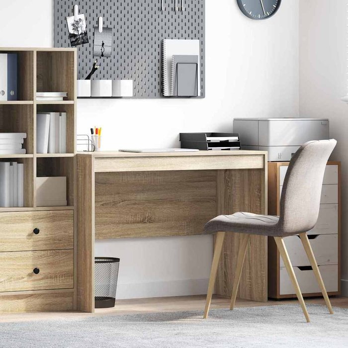 Maison exclusive - escritorio roble sonoma 100 x 50 x 76 cm