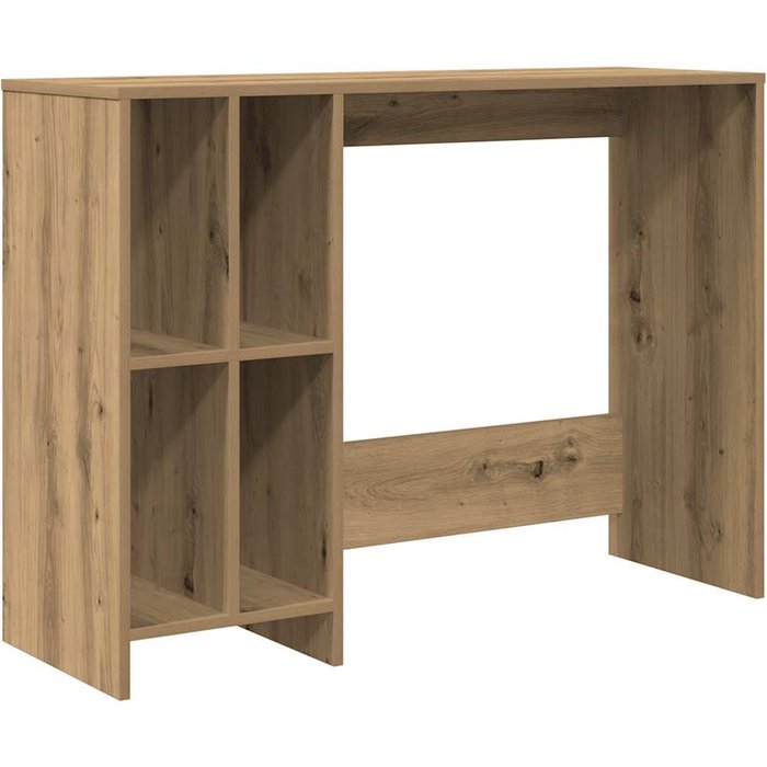 Escritorio de madera de ingeniería roble artisan 102,5x35x75 cm - comfortxl