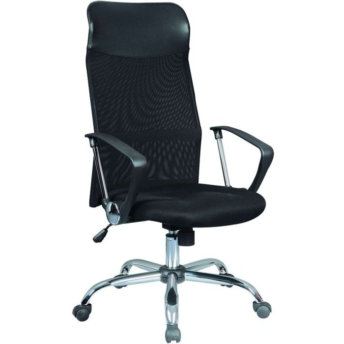 Silla despacho meeting giratoria color negro diseño original oficina moderna