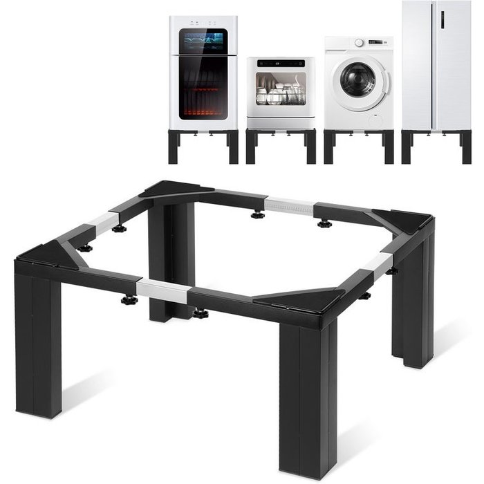 Soporte para lavadora 50x50x30cm base para lavadora - negro