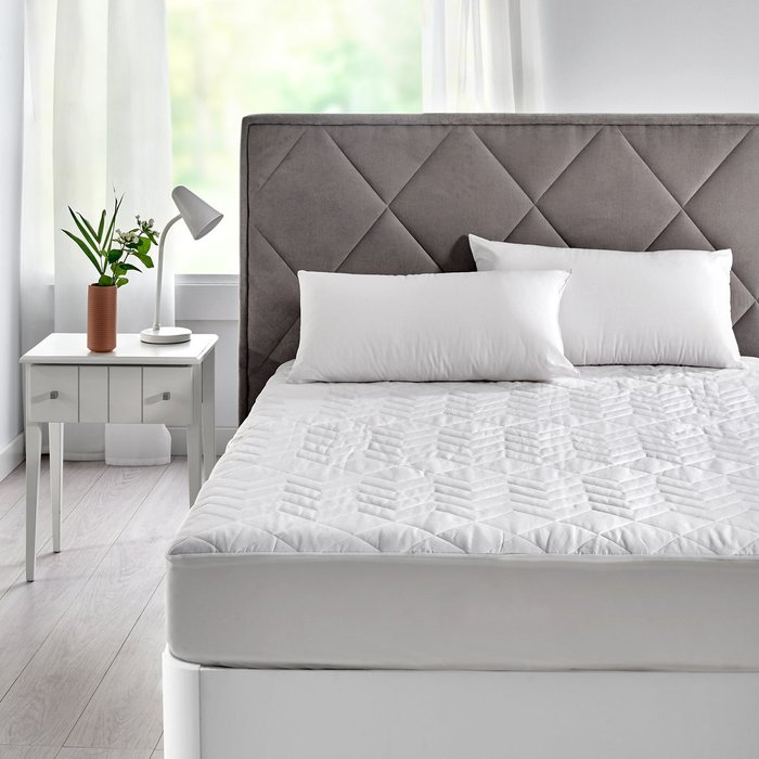 Protector de colchón 200x196cm antiácaros pikolin home impermeable hasta 32cm
