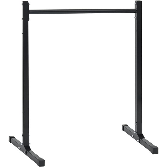 Vidaxl estaciones de dips 2 pcs ajustables en altura 88.5/98.5 cm de acero
