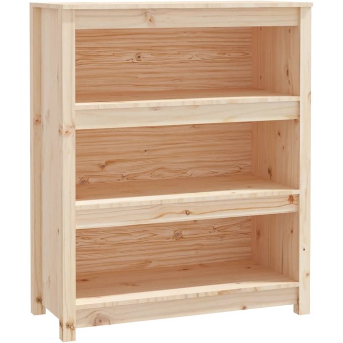 Estantería madera maciza de pino 80x35x68 cm – comfortxl