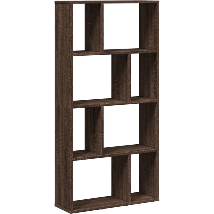 Estantería de madera de ingeniería marrón roble 60x20x120 cm – comfortxl