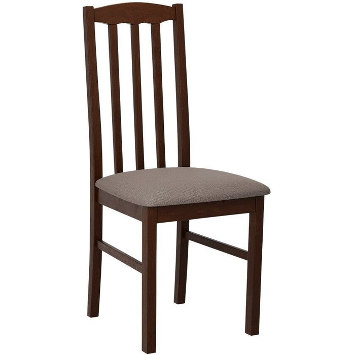 Silla victorville 366, gris, nogal, 90x43x48cm, tapiz, de madera