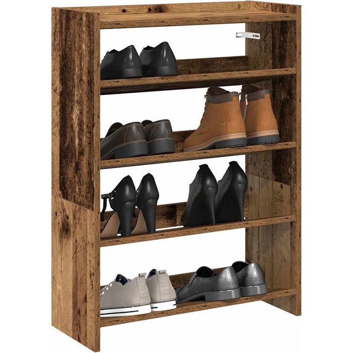 Zapatero madera vieja 80x25x61,5 cm madera contrachapada