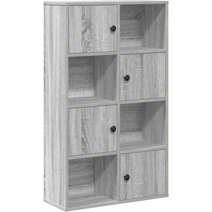 Estantería madera de ingeniería gris sonoma 60x24x101,5 cm – comfortxl