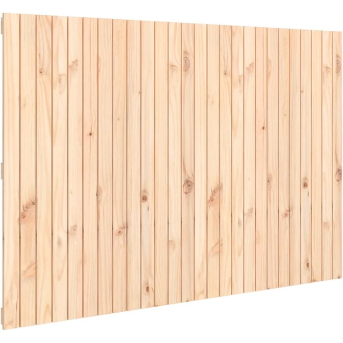Cabecero de cama - mueble cabecero de pared madera maciza de pino 166x3x110 cm