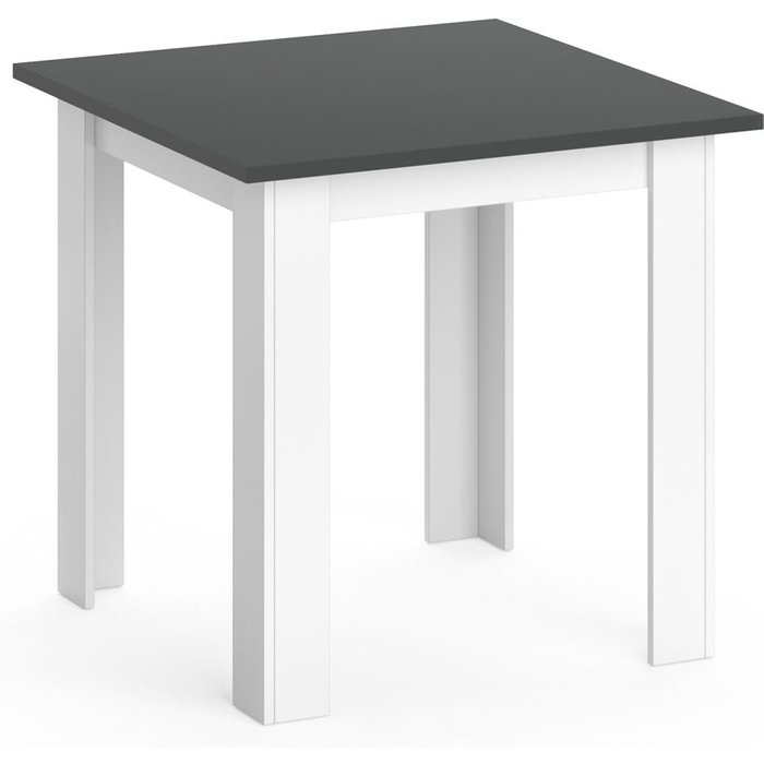 Vicco mesa de comedor karlos, antracita, 80 x 80 cm