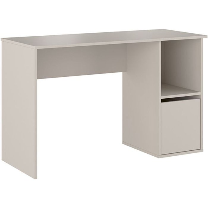 Escritorio new aura 1 puerta + compartimento beige 75x120x50 cm
