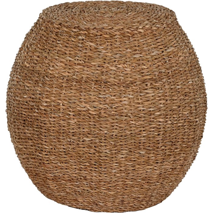 Mesita auxiliar seagrass 44x44x43 natural