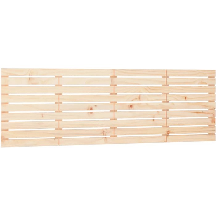 Cabecero de cama - mueble cabecero de pared madera maciza de pino 166x3x63 cm