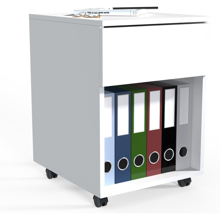 Vcm contenedor de rollo dalosa blanco h. 55 x b. 39 x t. 45 cm