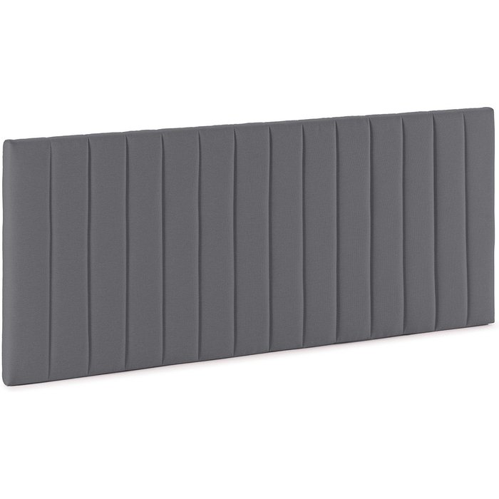 Cabecero eris tapizado 140x60 cm gris oscuro