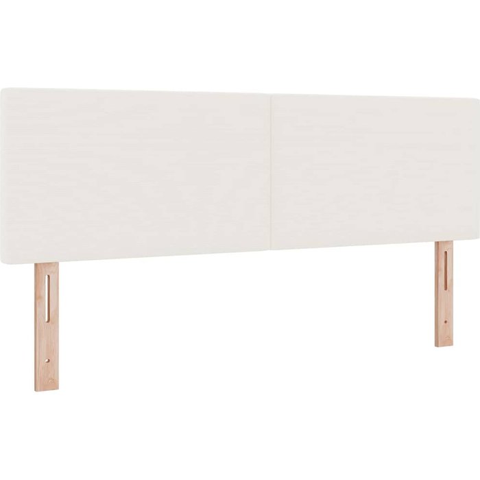 Cabecero cama - mueble cabecero crema 160 cm tela de pana