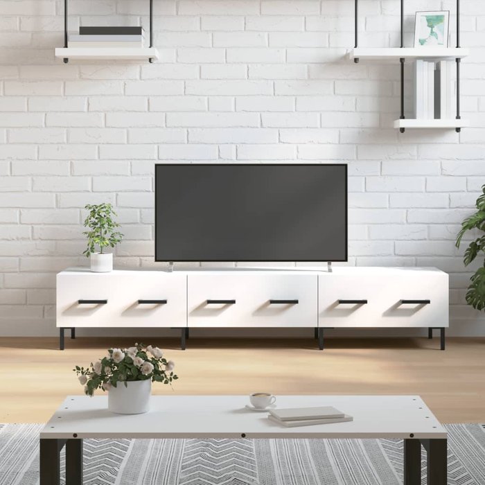 Mueble de tv madera de ingeniería 150x36x30 cm