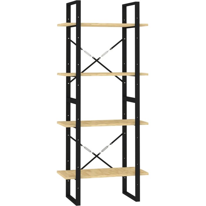 Estantería de 4 niveles madera maciza de pino 60x30x140 cm – comfortxl