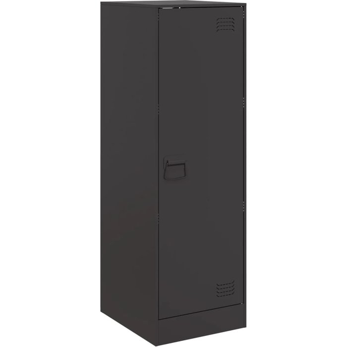 Aparador de acero negro 34,5x39x107 cm - comfortxl