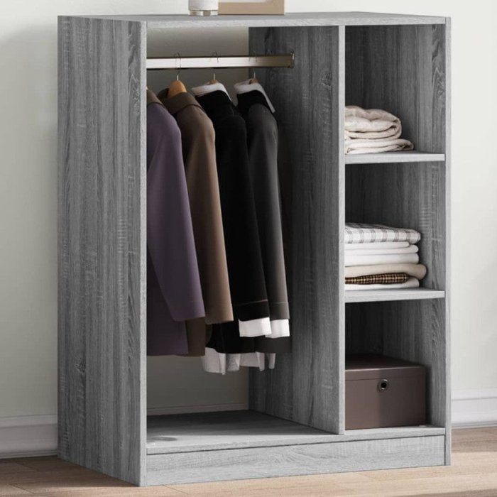 Vidaxl armario de madera de ingeniería gris sonoma 77x48x102 cm