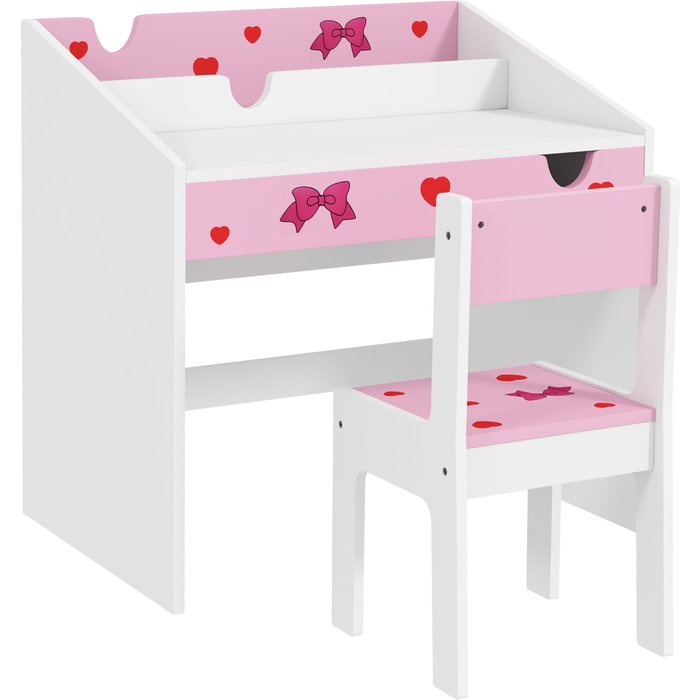 Escritorio infantil aiyaplay mdf rosa 69x50x75 cm