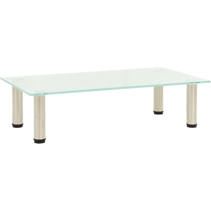 Mueble tv esmerilado 60x35x17 cm vidrio templado