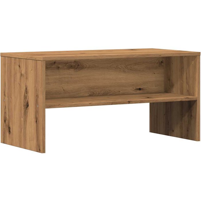 Mueble de tv madera de ingeniería roble artesanal 80x40x40 cm - comfortxl