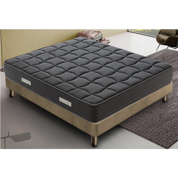 Colchon 100x200 espuma viscoelástica - altura 20 cm - rigidez h4 - blackmoon