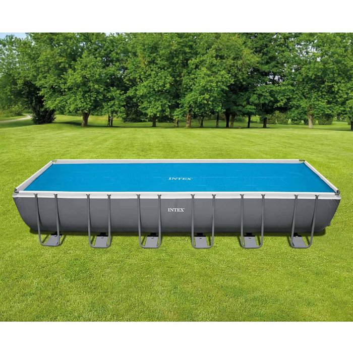 Cubierta de piscina solar polietileno azul 716x346 cm intex