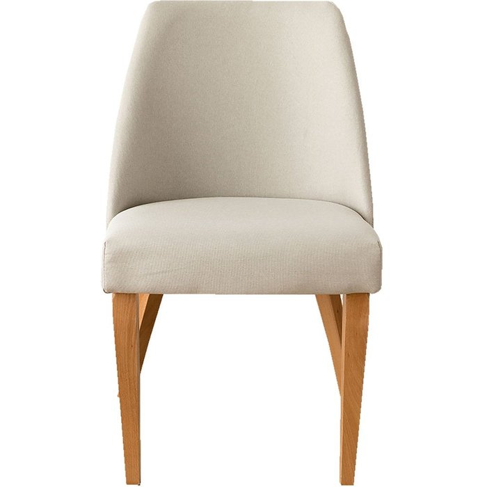 Silla tapizado beige 52,5 x 84 cm