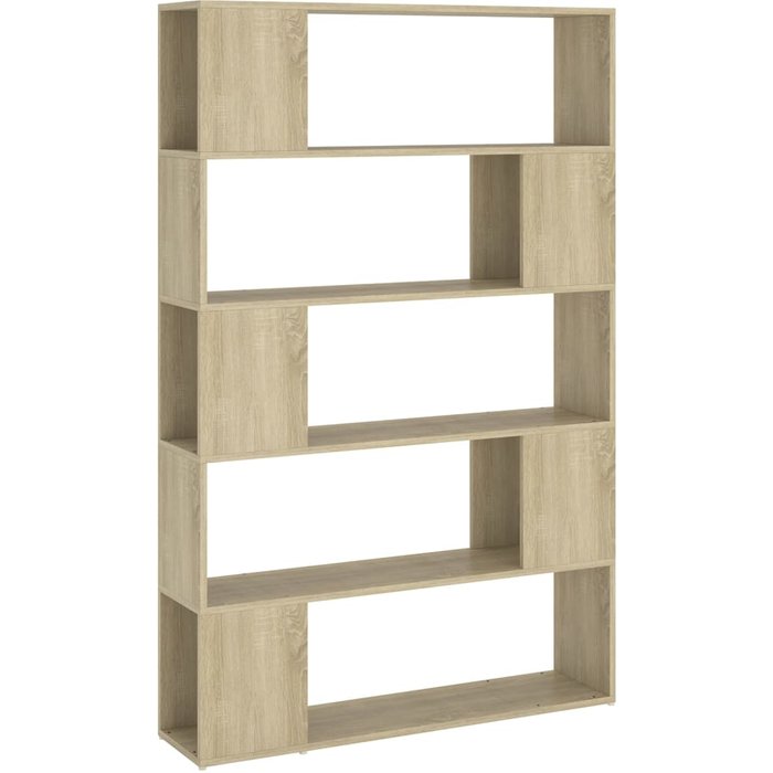 Librería separador contrachapada roble sonoma 100x24x155 cm – comfortxl