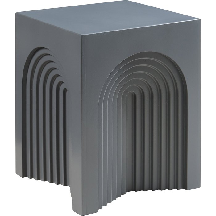 Mesa auxiliar 45 x 35 x 35 cm gris mate 03_0010909