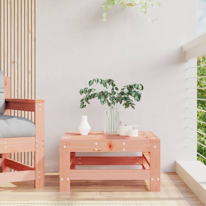 Vidaxl taburete de jardín madera maciza douglas