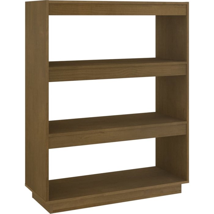 Estantería/divisor espacio madera pino marrón miel 80x35x103 cm – comfortxl