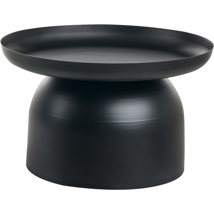 Beliani mesa de centro torrens metal negro