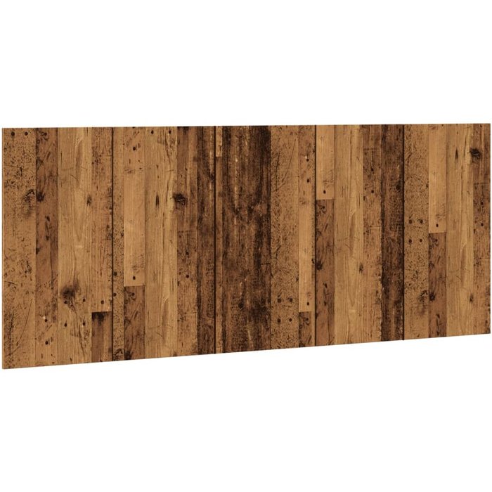 Cabecero de cama - mueble cabecero madera de ingeniería envejecida 200x1,5x80 cm