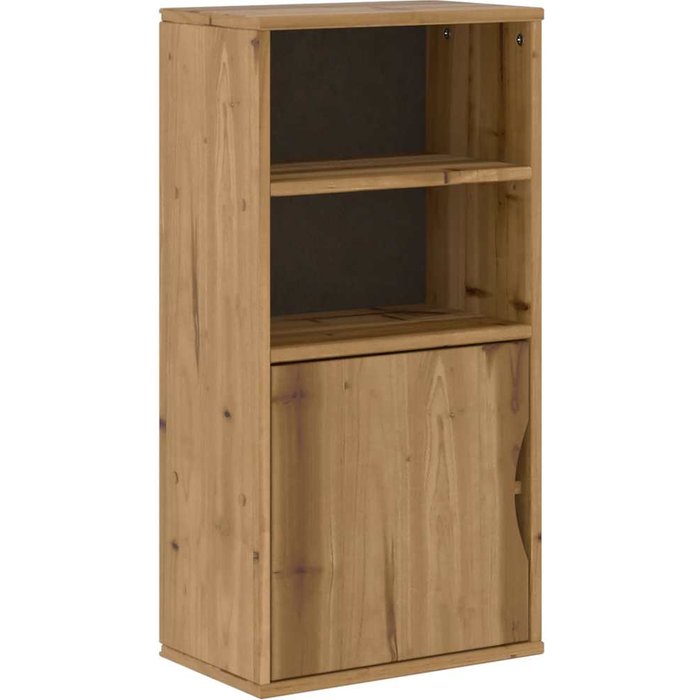 Mueble auxiliar odda 40x24x79 cm madera maciza de pino - comfortxl