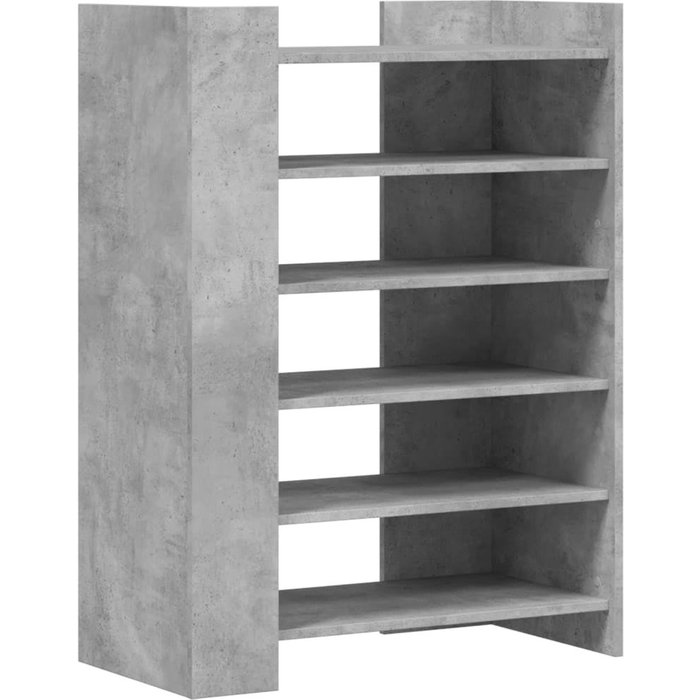 Zapatero mueble para entrada/pasillo/salón 74,5 x 37,5 x 100 cm gris 02_0021848