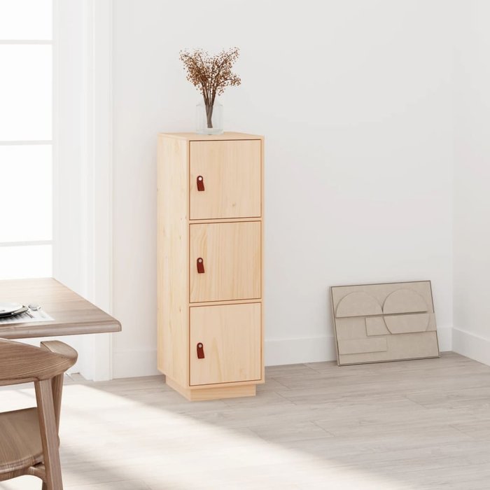 Aparador alto 34x40x108,5 cm madera maciza de pino