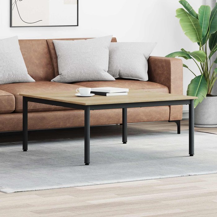 Mesa de centro sonoma 100 x 100 x 45 cm madera de ingeniería